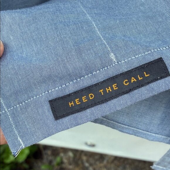 Howler Brothers Blue Shirt with Orange Embroidery - Picture 5 of 5